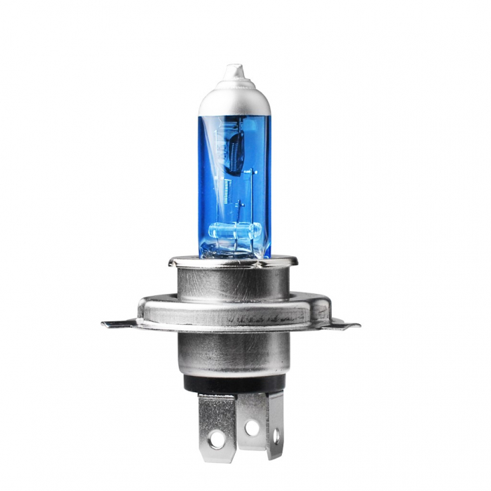 Set doua Becuri Super Alb, H4, P43t-38, 12V [2]