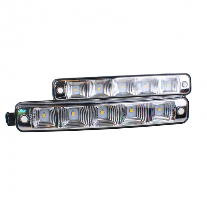 Set doua lampi LED de zi, DRL, 12V [2]