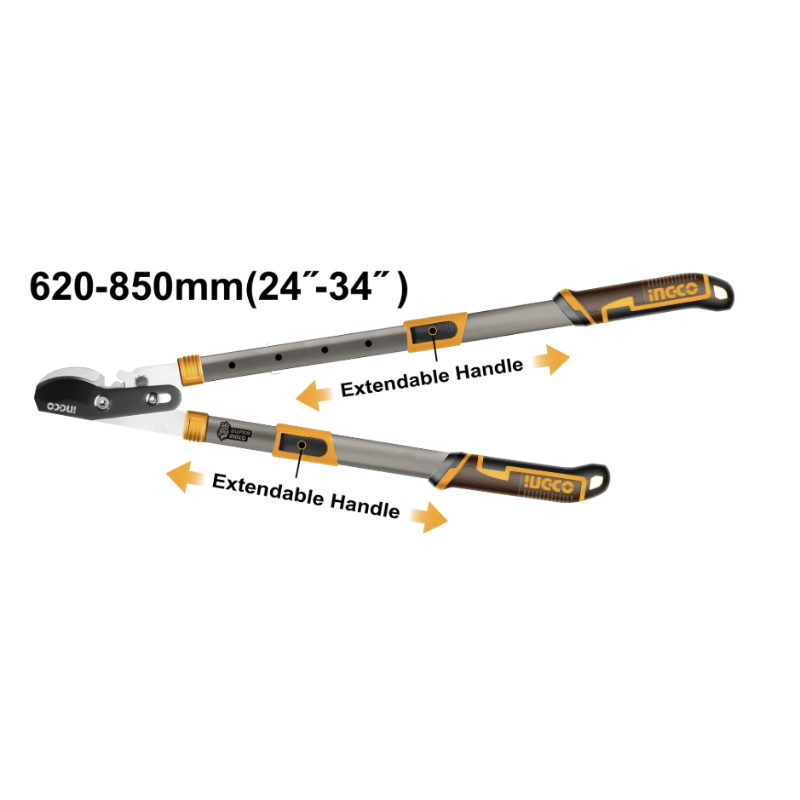 Set foarfeci pomi, 4 piese, SK5, telescopic pentru gradina crengi si gard viu [2]