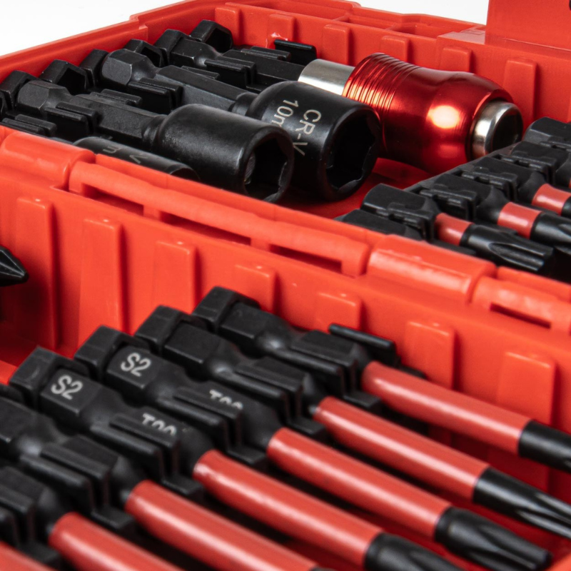 Set tubulare si biti 25/50mm, 36 piese, otel pentru scule, pentru montaj si atelier [3]