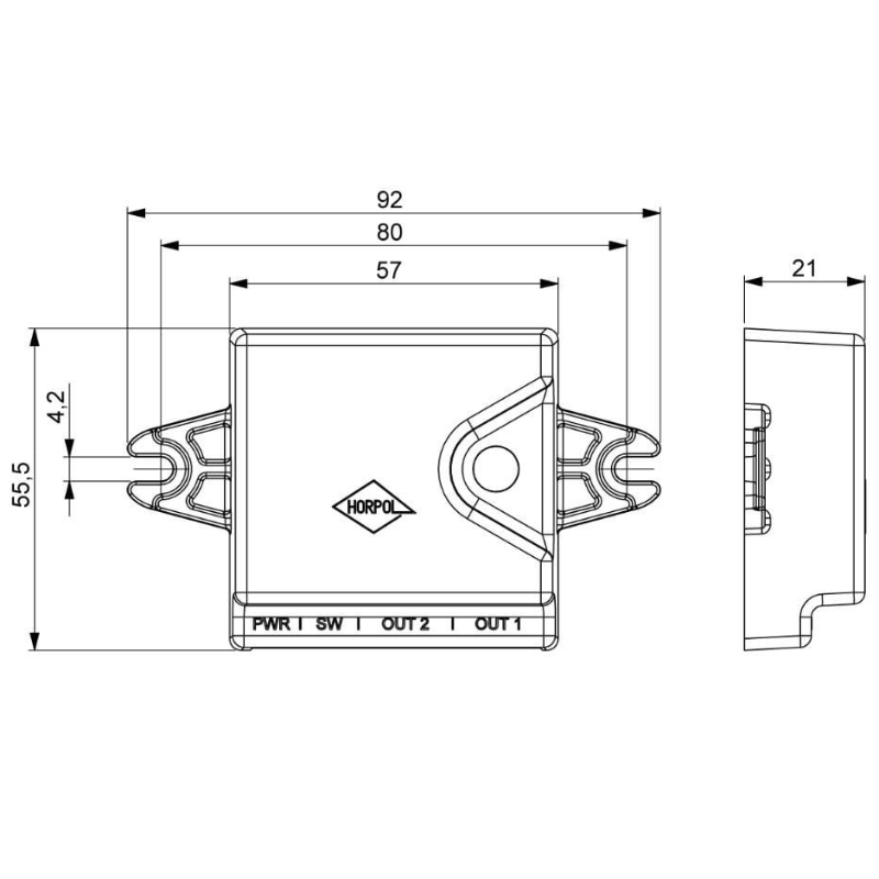 Sincronizator pentru strobocoape universal, 12V 24V, lumini avertizare LED, modul compatibil cu lămpi Horpol [3]