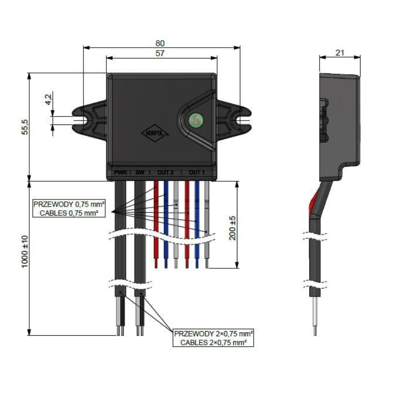 Sincronizator pentru strobocoape universal, 12V 24V, lumini avertizare LED, modul compatibil cu lămpi Horpol [2]
