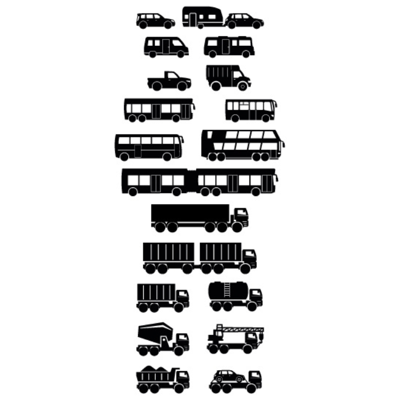 Sistem de senzori, avertizare, de punct mort, camion [6]