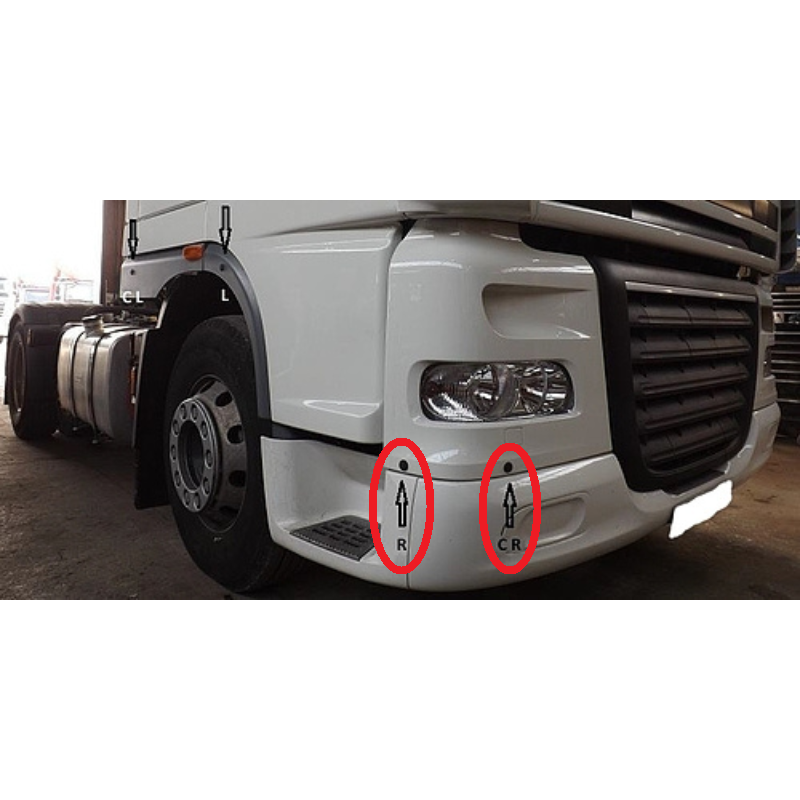 Sistem de senzori, avertizare, de punct mort, camion [4]
