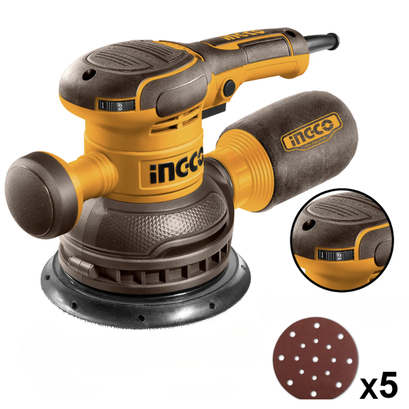 Slefuitor Orbital Electric 450W, Taler 150 mm, Viteza Variabila, Colectare Praf [2]