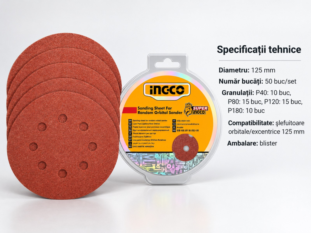 Smirghel 125 mm, Set 50buc [3]