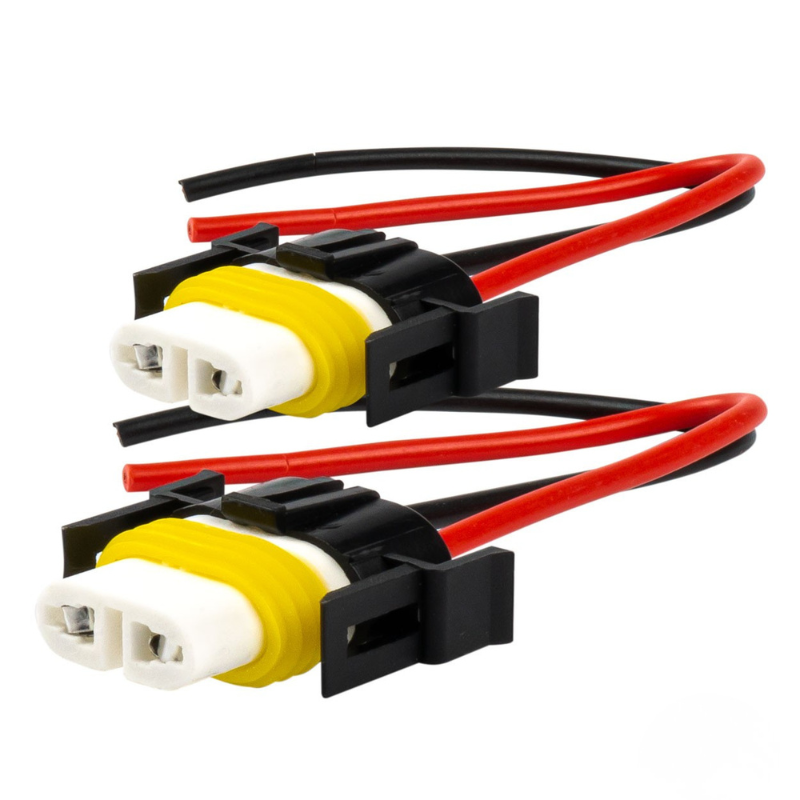 Soclu Ceramic H8/H11/H16, Mufa Conector Far 12/24V, Set 2 Bucati [2]