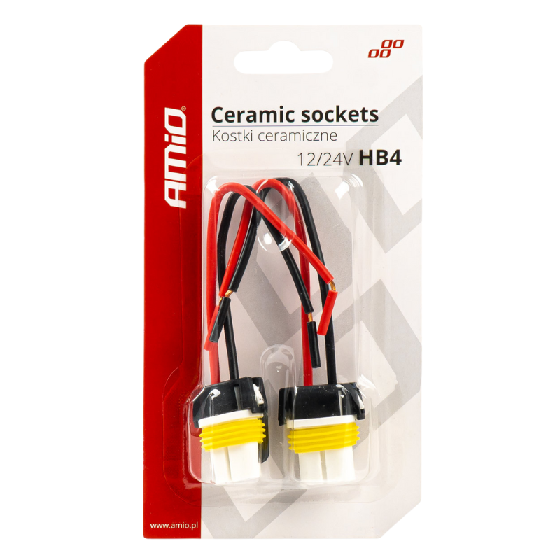 Soclu Ceramic HB4 9006, Mufa Conector Far 12/24V, Set 2 Bucati [3]