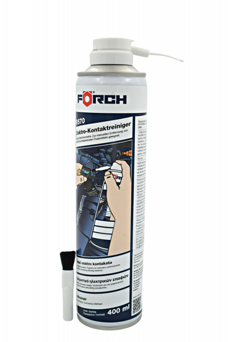 Spray cu perie detasabila pentru curatat contacte electrice auto, R570 - Foerch 6718 0880 [5]