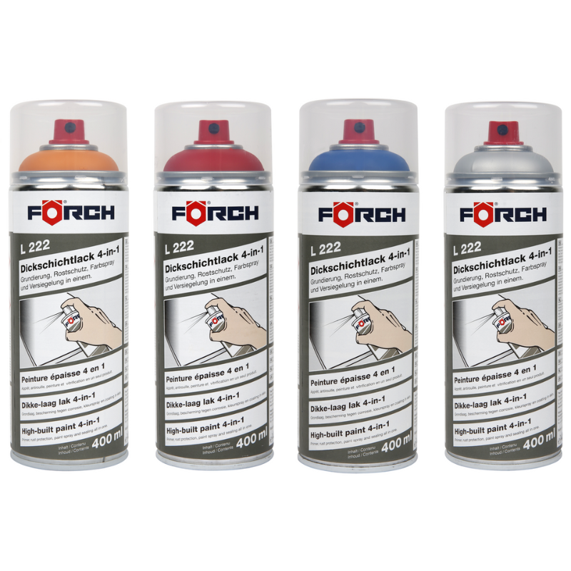 Spray vopsea 4 in 1, culoare ALB RAL R9010, 400ml, L222 [2]