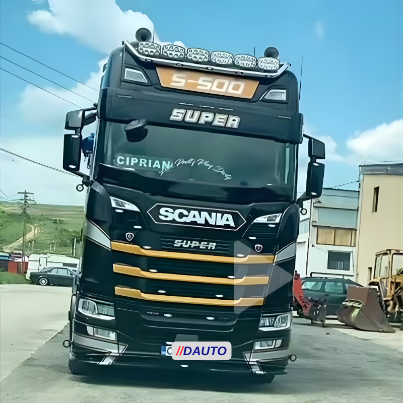 Bara proiectoare, Scania R S G Next Gen, 15 Led-uri, 6 x suporti proiectoare, Instalatie inclusa [8]