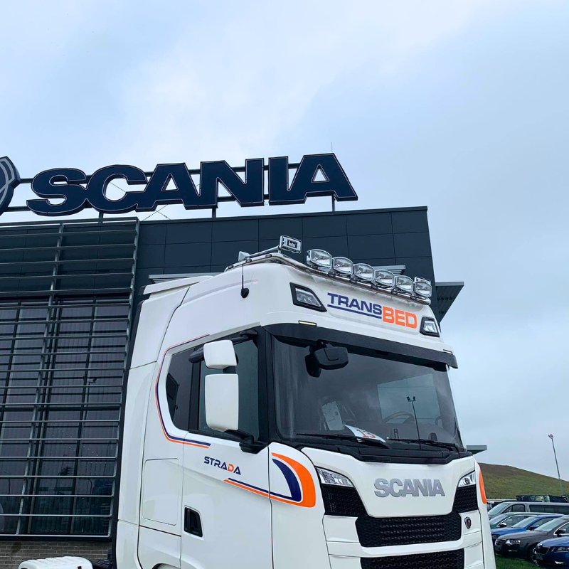 Bara proiectoare, Scania R S G Next Gen, 15 Led-uri, 6 x suporti proiectoare, Instalatie inclusa [1]