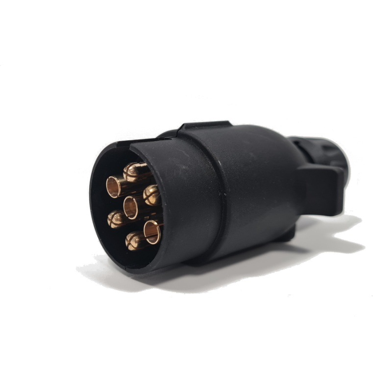Stecher electric remorca, Fisa cu 7 pini, 12V, Auto, carcasa plastic, cu piulita [4]