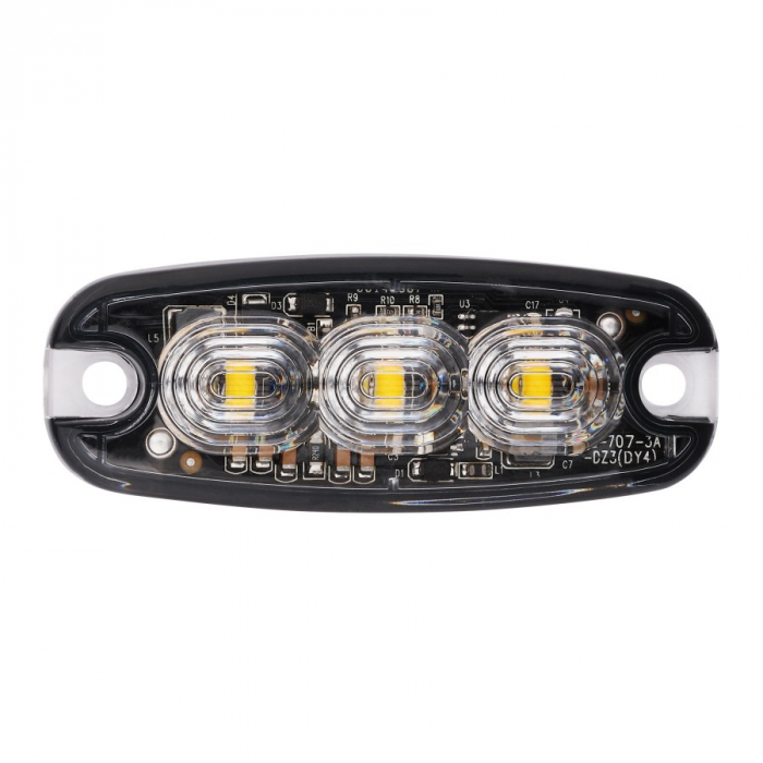 Stroposcop Slim, Lampa Speciala De Avertizare, Galbena, 82.1mm - Truck LED LW0036 [3]