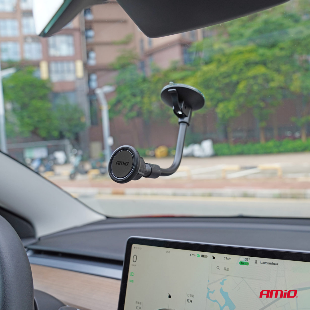 Suport Magnetic Telefon Auto Flexibil pentru Parbriz [7]