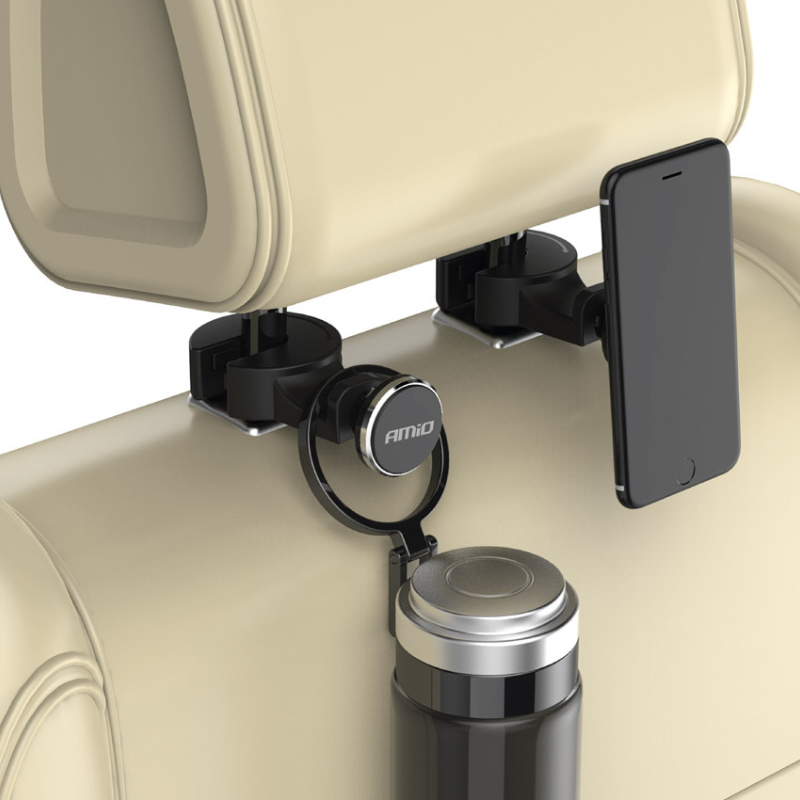Suport Magnetic Telefon Tetiera Auto cu Carlig, THOLD-01 [2]