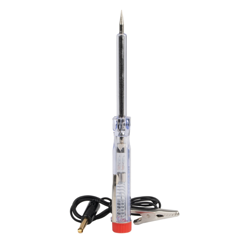 Tester de tensiune, 6-24V, cleste crocodil cu cablu [1]