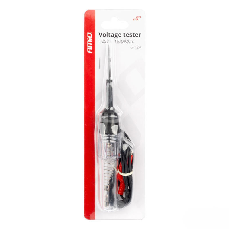 Tester de Tensiune Auto 6-12V, cu Clema Crocodil, Profesional [7]