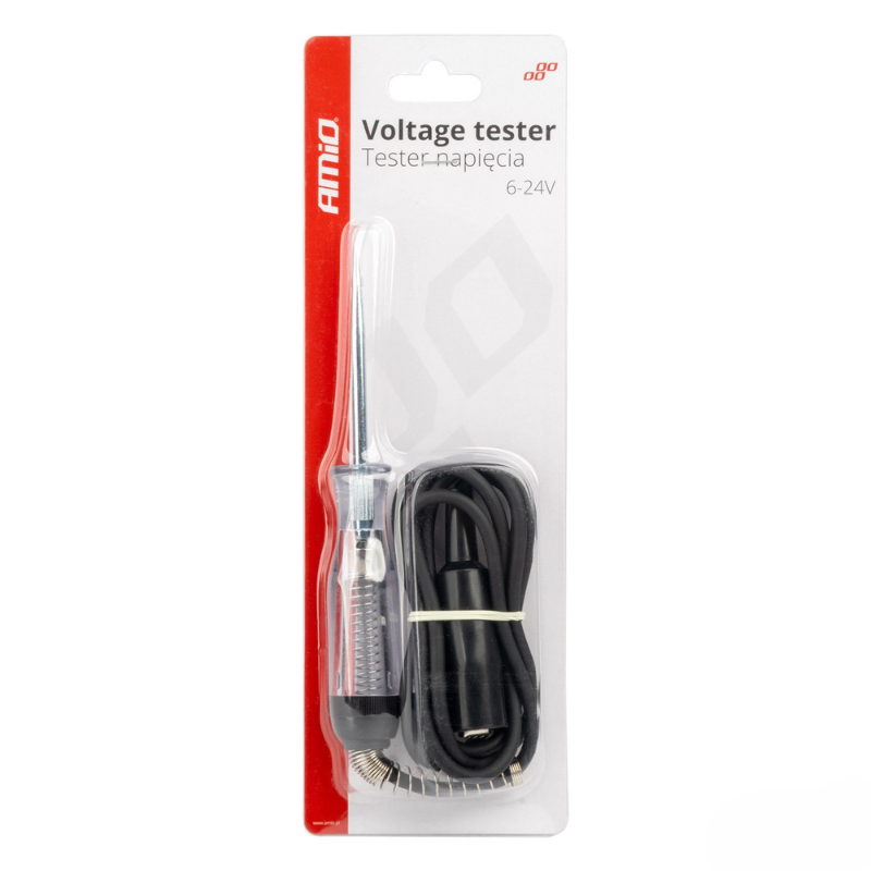 Tester Tensiune Auto 6-24V, Clama Crocodil, Heavy Duty [6]
