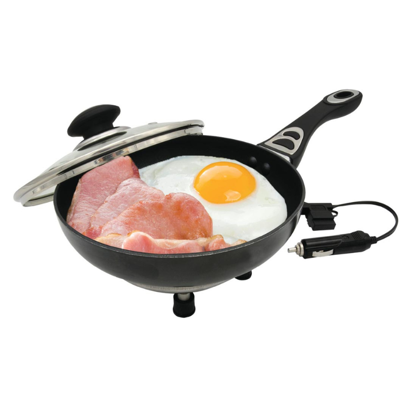 Tigaie Electrica Auto 12V, 150W, 20x4cm - Vas Gatit Masina [4]