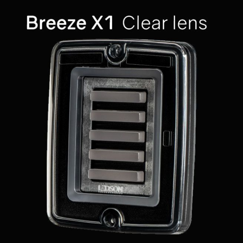 Tripla, Lampa spate LED Breeze X1, Lentila Fumurie, 11 x 13.3 x 2.8cm [6]