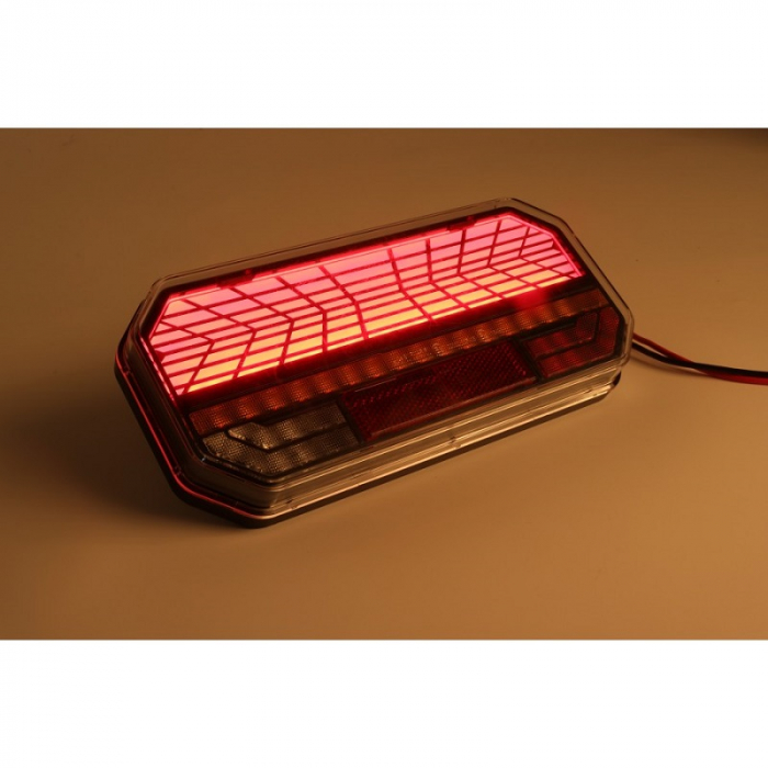 Tripla, lampa stop LED cu efect Neon si semnalizare dinamica cu 6 functii, 23.5 x 11cm [4]