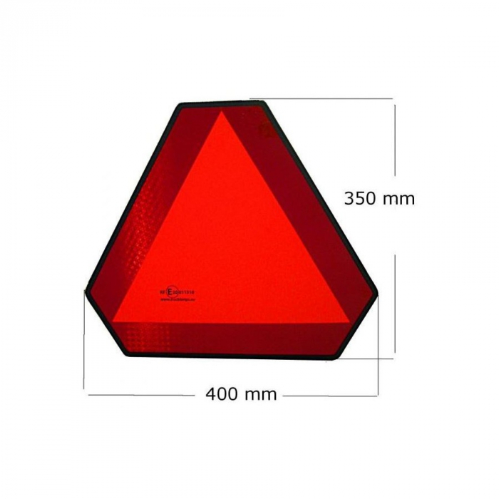 Triunghi reflectorizant pentru vehicul lent, remorca, 35 X 40cm - Truck LED AKC1034EL [2]