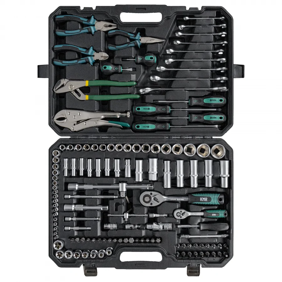 Trusa de chei combinate 131 piese, set tubulare, 1/2", 1/4" [1]