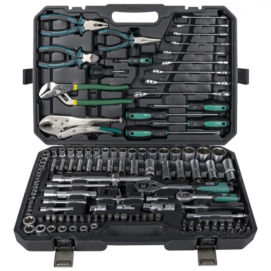 Trusa de chei combinate 131 piese, set tubulare, 1/2", 1/4" [6]