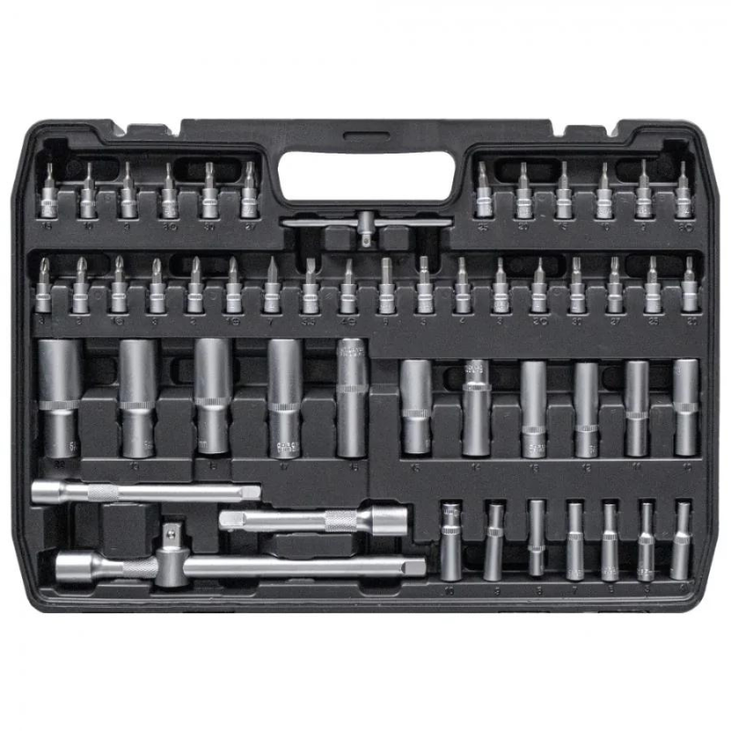 Trusa de chei combinate 172 piese, set tubulare, 1/2" 3/8" 1/4" [4]