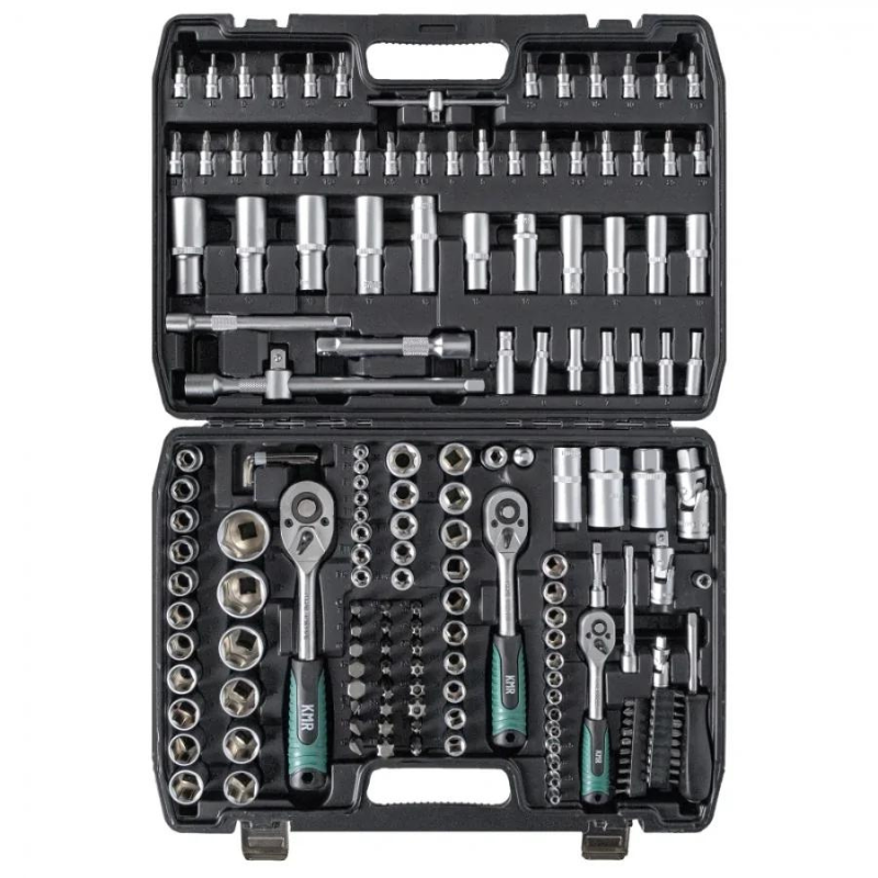Trusa de chei combinate 172 piese, set tubulare, 1/2" 3/8" 1/4" [1]