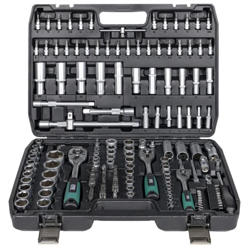 Trusa de chei combinate 172 piese, set tubulare, 1/2" 3/8" 1/4" [2]