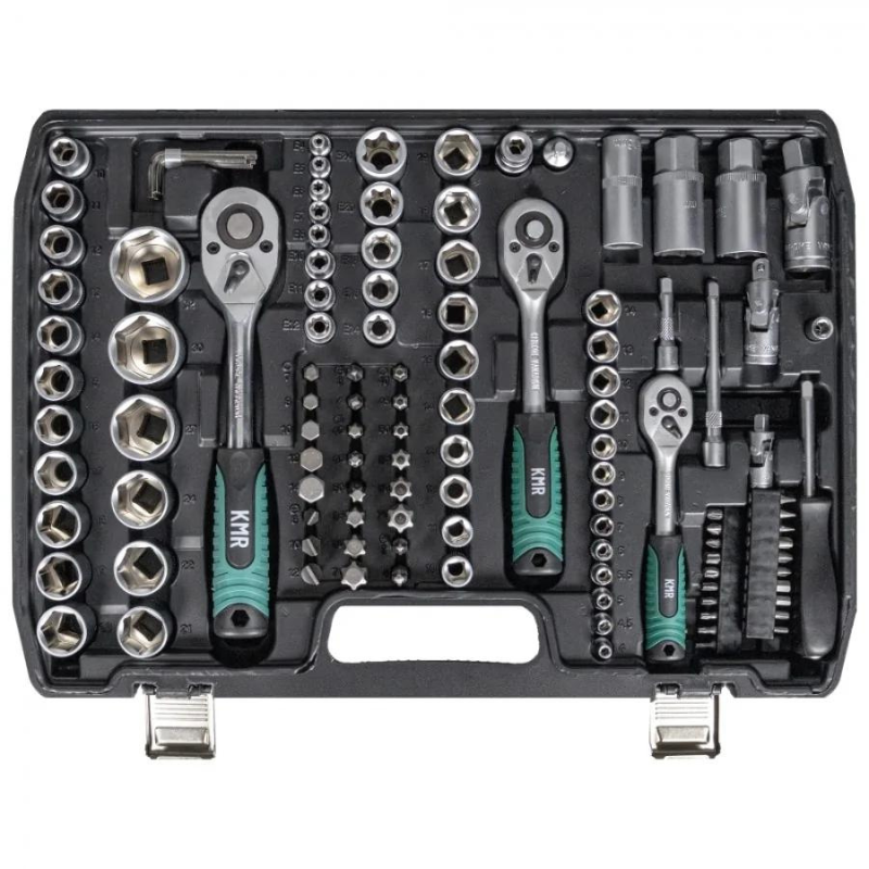 Trusa de chei combinate 172 piese, set tubulare, 1/2" 3/8" 1/4" [3]