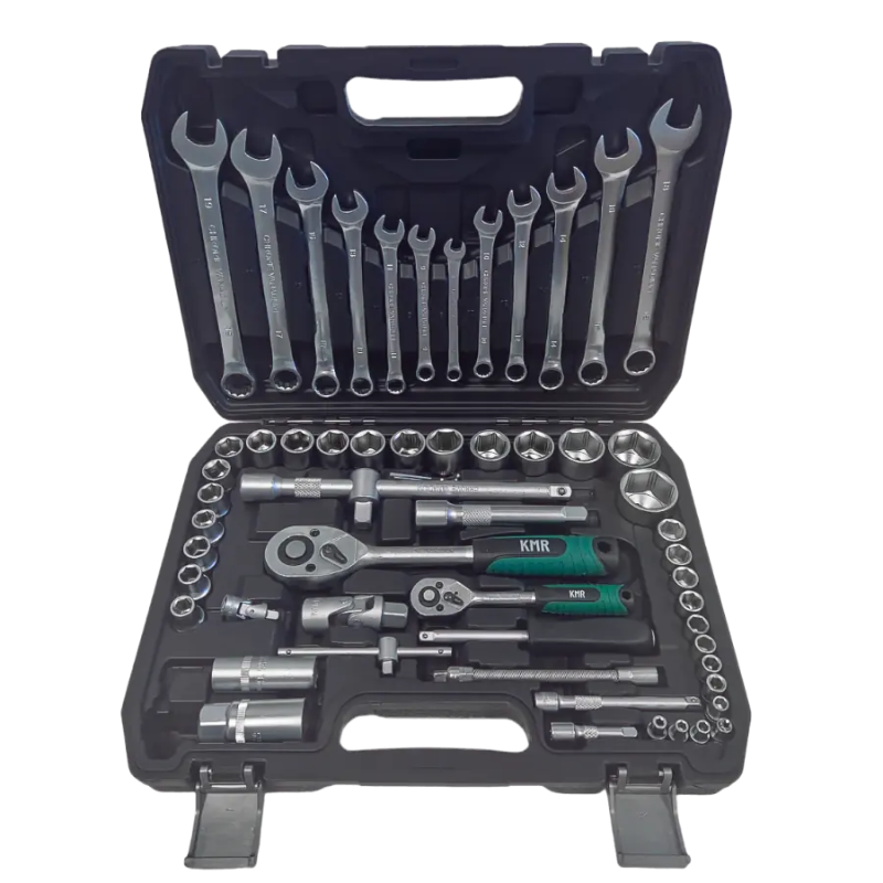 Trusa de chei combinate 60 piese, set tubulare, 1/2", 1/4" [1]