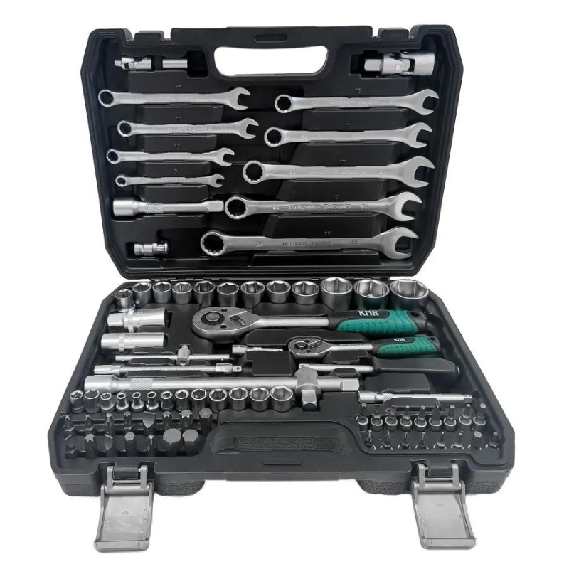 Trusa de chei combinate 82 piese, set tubulare, 1/2", 1/4" [1]