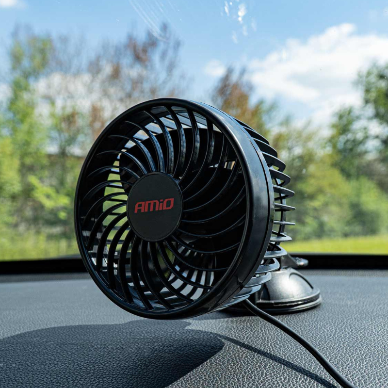 Ventilator Auto 12V, 11.5cm, cu Ventuza [2]