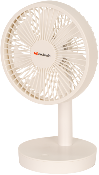 Ventilator de Birou cu Acumulator, 5W, 16cm Diametru, 4000mAh, 4 Trepte Viteza, Inclinare 40 grade [1]