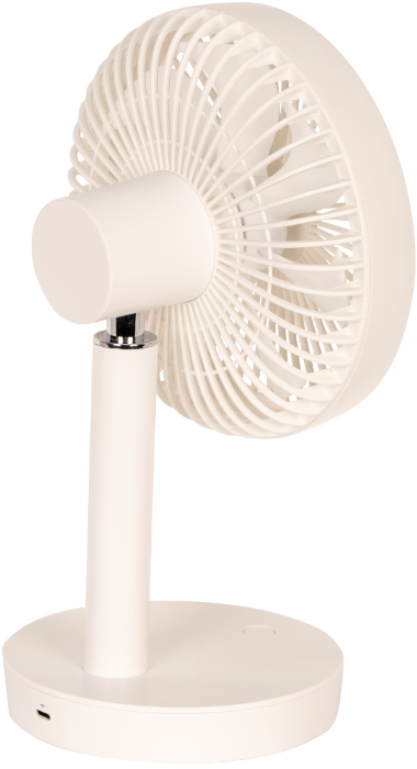 Ventilator de Birou cu Acumulator, 5W, 16cm Diametru, 4000mAh, 4 Trepte Viteza, Inclinare 40 grade [5]