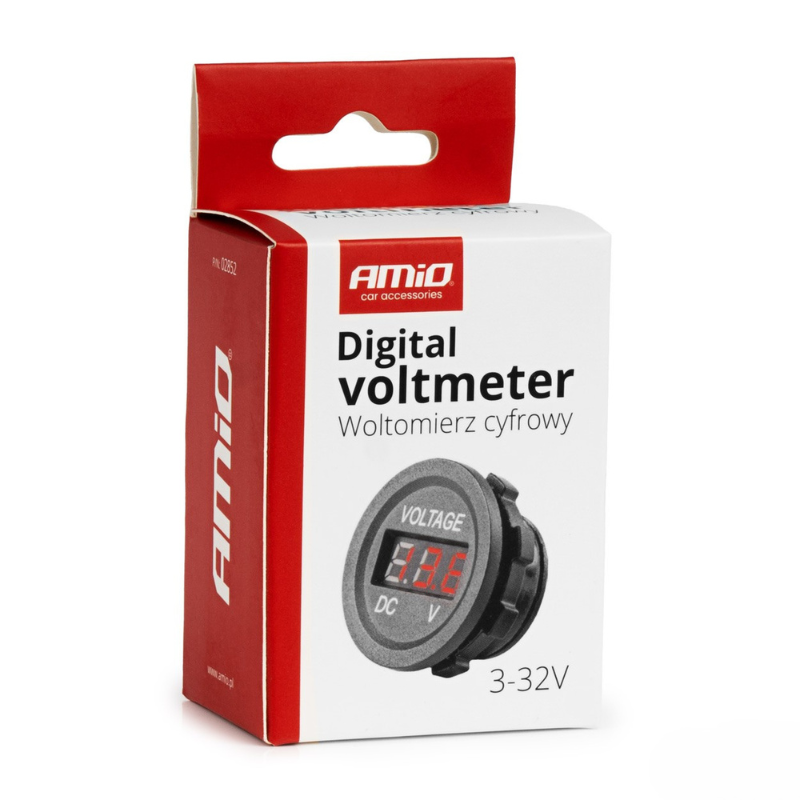 Voltmetru Digital Auto Incastrabil 3-32V [5]