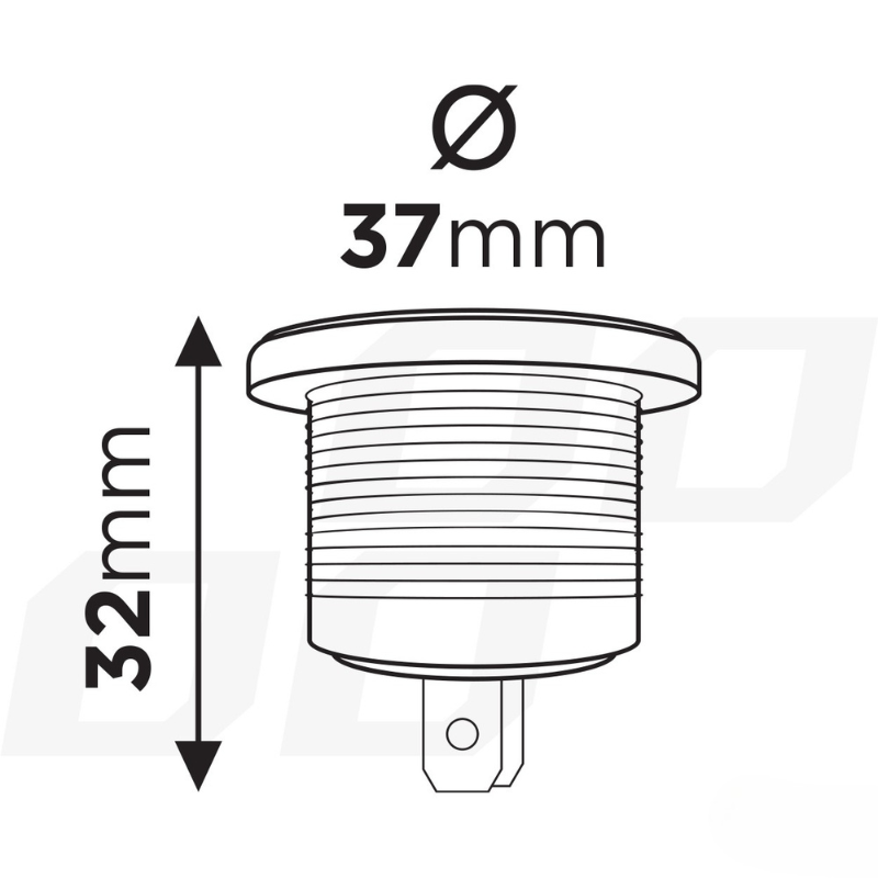 Voltmetru Digital Auto Incastrabil 3-32V [4]