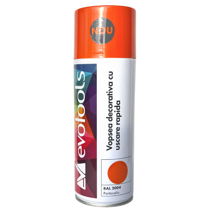 Vopsea spray decorativa, uscare rapida, portocaliu RAL 2004, 400 ml [2]