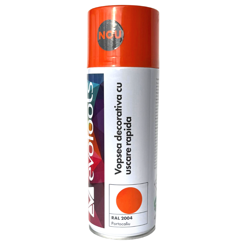 Vopsea spray decorativa, uscare rapida, portocaliu RAL 2004, 400 ml [1]