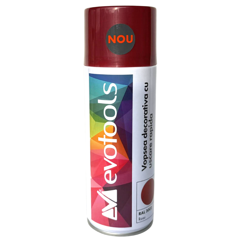 Vopsea spray decorativa, uscare rapida, rosu RAL 3002, 400 ml [3]