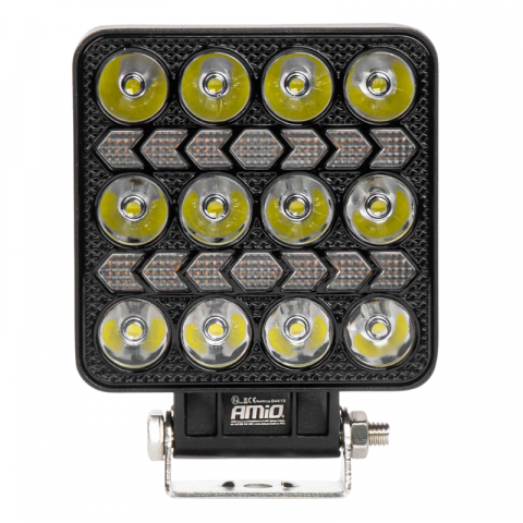 Lampa lucru LED 2 Functii, 36W, 3.6K lumeni, lumina alba, galbena, 12/24V, omologata, vehicule, utilaje [5]