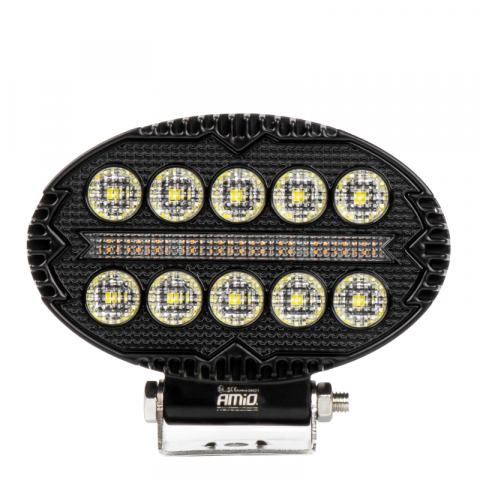 Lampa lucru LED 2 Functii, 45W, 3K lumeni, lumina alba, galbena, 12/24V, omologata, vehicule, utilaje [4]