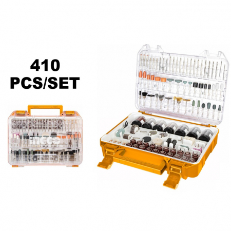 Accesorii scule electrice - Accesorii minifreza, multifunctionala 410 piese