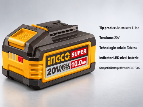 Acumulator Li-Ion 20V, 10Ah, P20S [2]