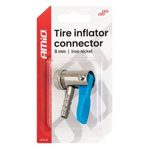 Adaptor compresor, 8mm, cuplare rapida, pentru valva anvelopa, rezistent la coroziune [4]
