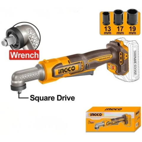 Antrenor cu Clichet 20V, 3/8 Inch, 80Nm, Motor Brushless, 3 Viteze