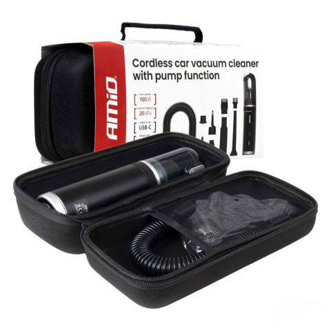 Aspirator auto fara fir, motor brushless 100W, putere aspirare 20kPa, functie pompa, incarcare USB-C [11]